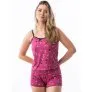 Peça Pijama Short Doll Baby Micro Estampado Feminino